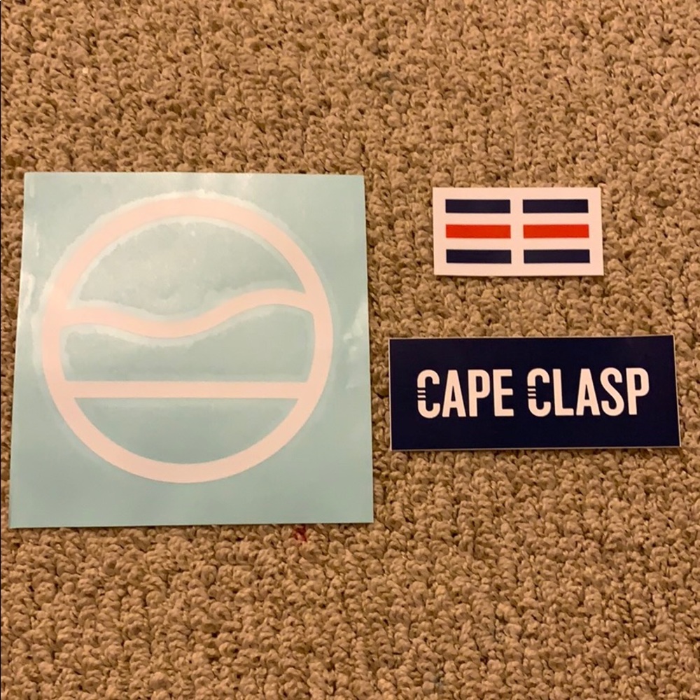 Cape clasp stickers